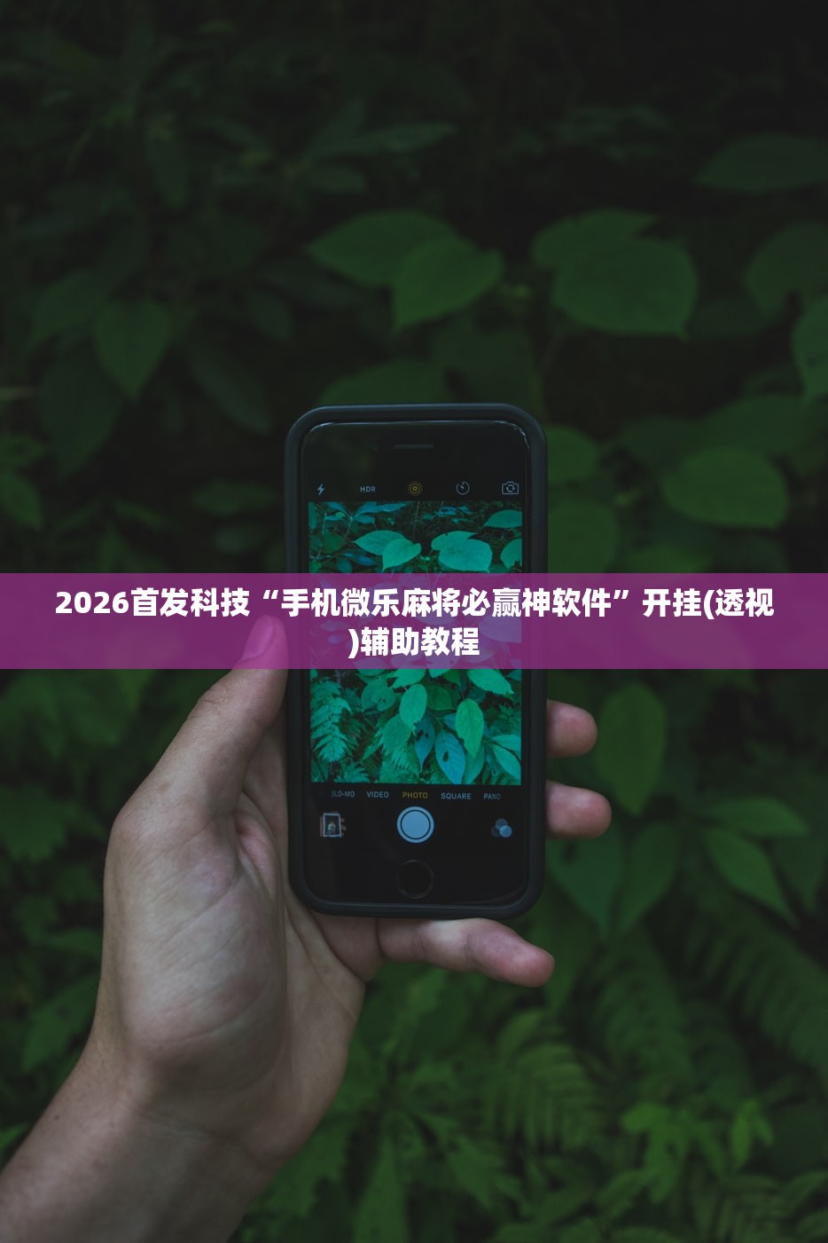2026首发科技“手机微乐麻将必赢神软件”开挂(透视)辅助教程