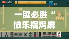 一键必胜“微乐捉鸡麻将怎么打才会赢”详细分享装挂步骤