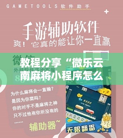 教程分享“微乐云南麻将小程序怎么才会赢”详细分享装挂步骤