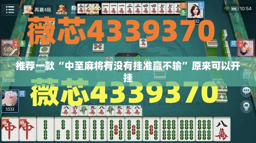 推荐一款“中至麻将有没有挂准赢不输”原来可以开挂