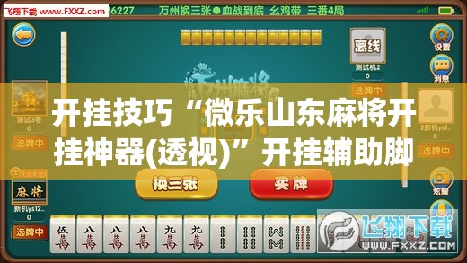 开挂技巧“微乐山东麻将开挂神器(透视)	”开挂辅助脚本+详细开挂安装教程
