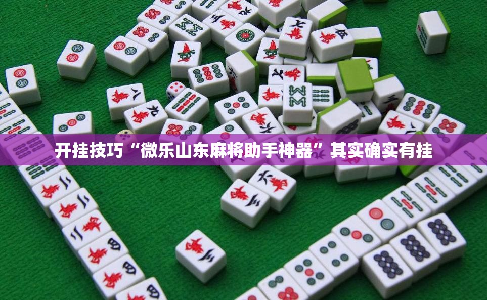 开挂技巧“微乐山东麻将助手神器”其实确实有挂