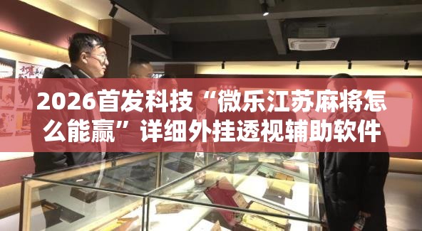 2026首发科技“微乐江苏麻将怎么能赢	”详细外挂透视辅助软件教程