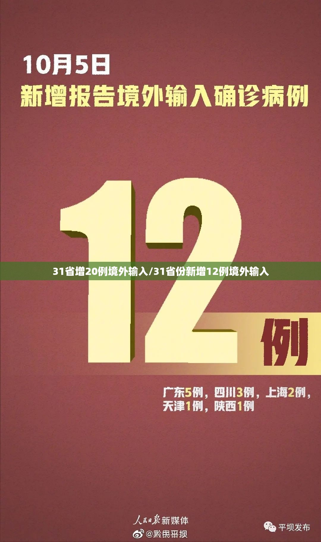 31省增20例境外输入/31省份新增12例境外输入 31省增20例境外输入/31省份新增12例境外输入