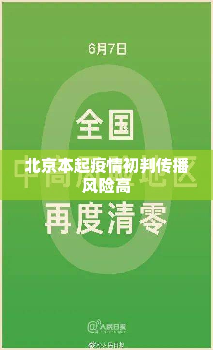 【北京本起疫情初判传播风险高/北京疫情最新情况风险等级划分】