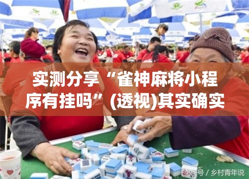 实测分享“雀神麻将小程序有挂吗”(透视)其实确实有挂