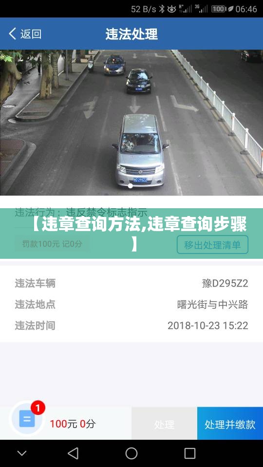 【违章查询方法,违章查询步骤】