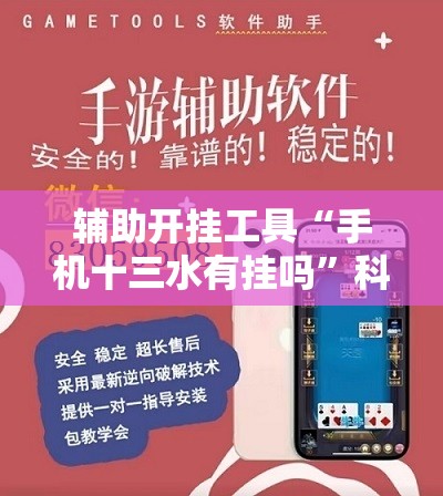 辅助开挂工具“手机十三水有挂吗”科技辅助神器手机版