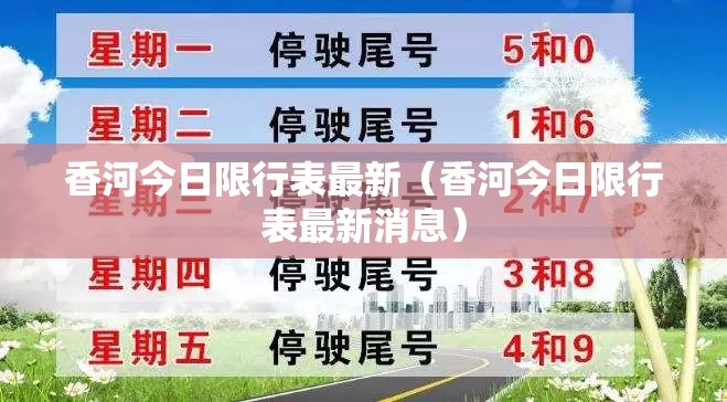 香河今日限行表最新（香河今日限行表最新消息）