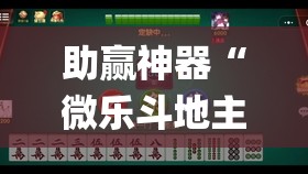 助赢神器“微乐斗地主怎么才能让系统发好牌(透视)”开挂辅助脚本+详细开挂安装教程