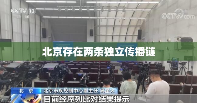 关于北京存在两条独立传播链的信息