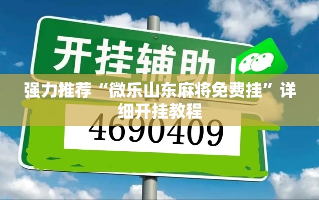 强力推荐“微乐山东麻将免费挂”详细开挂教程