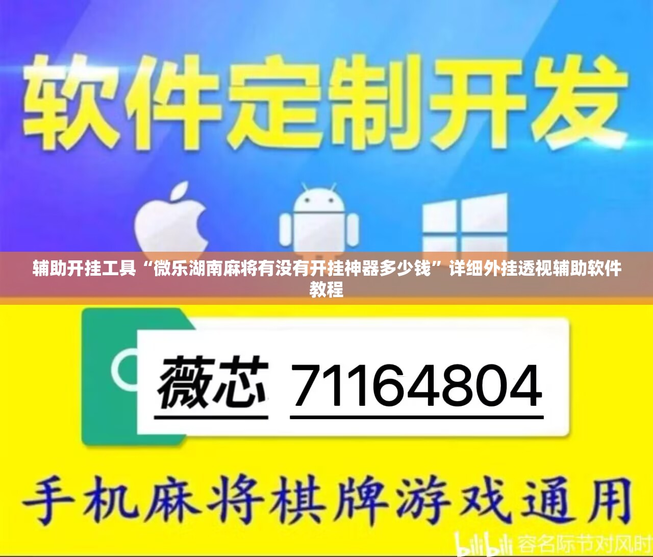辅助开挂工具“微乐湖南麻将有没有开挂神器多少钱”详细外挂透视辅助软件教程