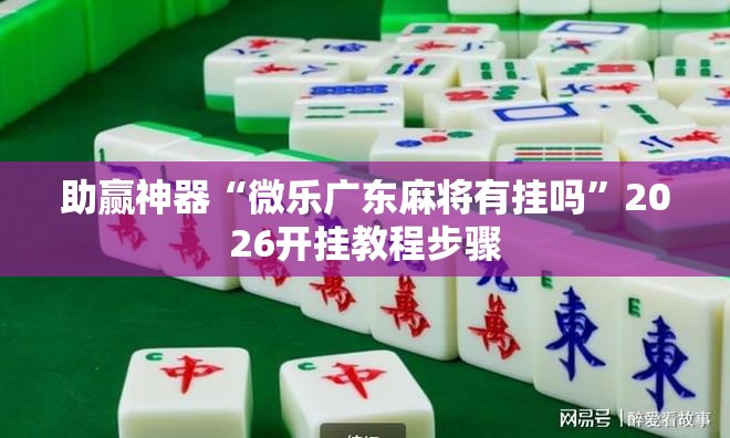 助赢神器“微乐广东麻将有挂吗”2026开挂教程步骤