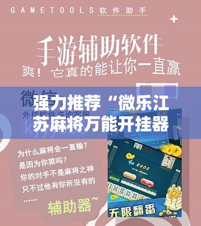强力推荐“微乐江苏麻将万能开挂器通用版”开挂辅助脚本+详细开挂安装教程