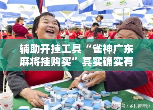 辅助开挂工具“雀神广东麻将挂购买”其实确实有挂