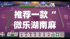 推荐一款“微乐湖南麻将怎么提高胜率”详细开挂教程