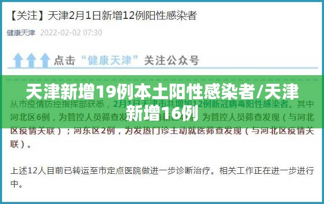 天津新增19例本土阳性感染者/天津新增16例 天津新增19例本土阳性感染者/天津新增16例