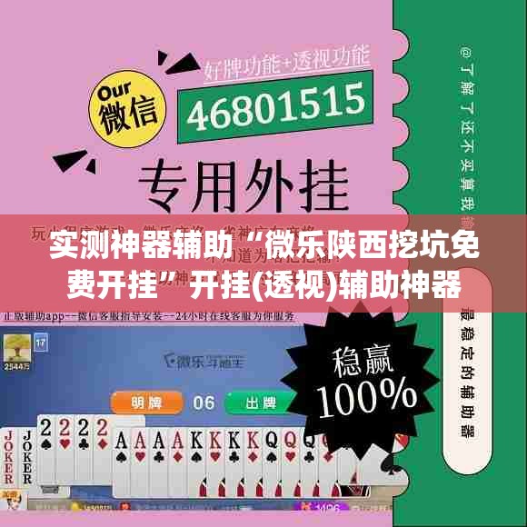 实测神器辅助“微乐陕西挖坑免费开挂”开挂(透视)辅助神器
