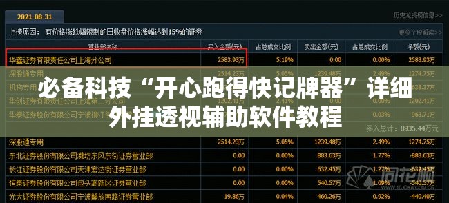 必备科技“开心跑得快记牌器	”详细外挂透视辅助软件教程