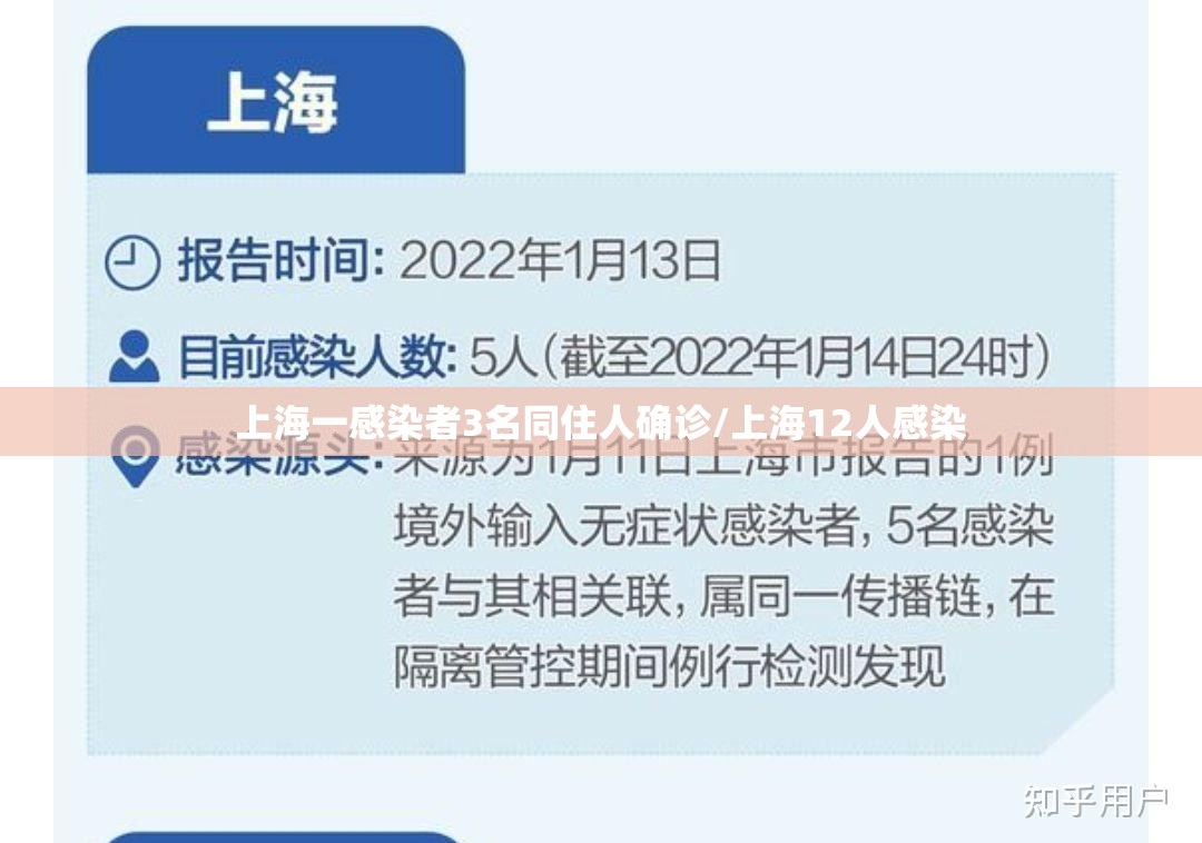 上海一感染者3名同住人确诊/上海12人感染