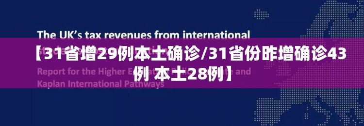 【31省增29例本土确诊/31省份昨增确诊43例 本土28例】