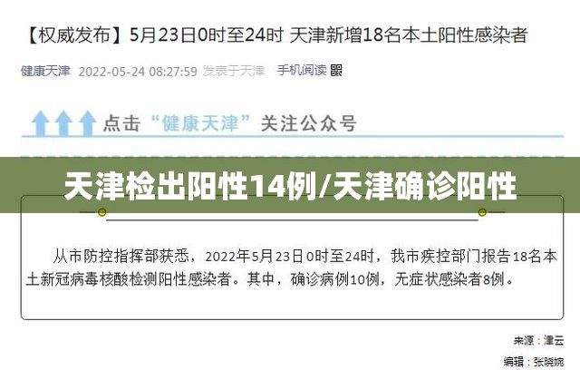 天津检出阳性14例/天津确诊阳性 天津检出阳性14例/天津确诊阳性