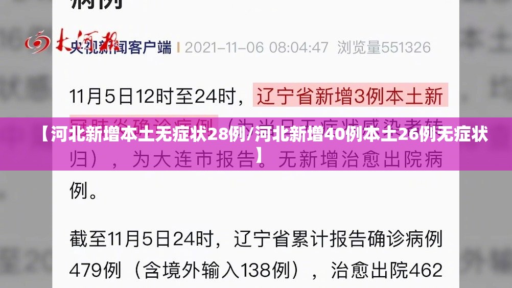 【河北新增本土无症状28例/河北新增40例本土26例无症状】 【河北新增本土无症状28例/河北新增40例本土26例无症状】
