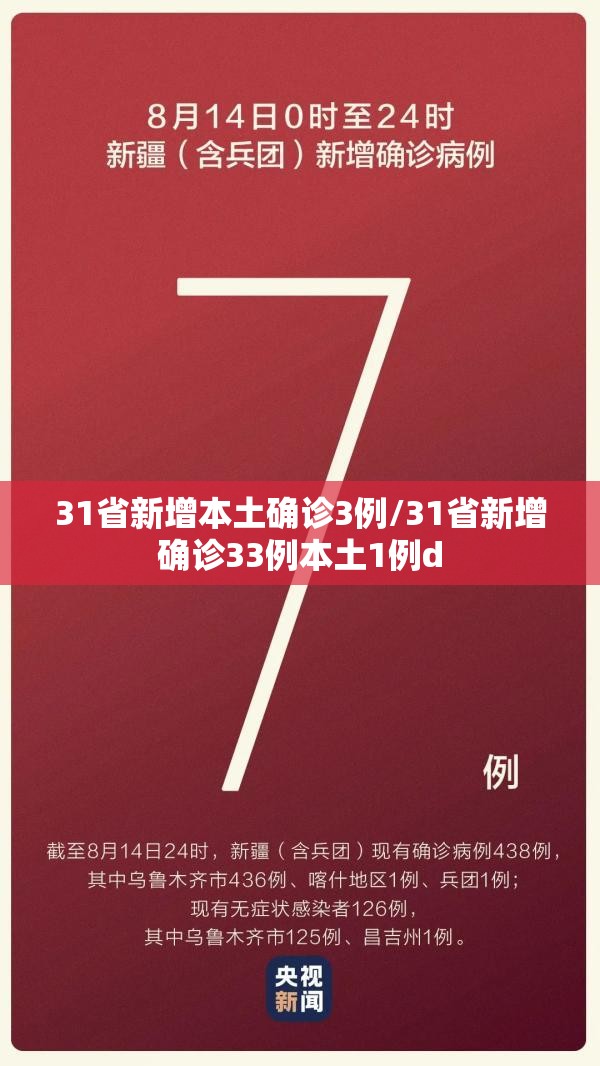31省新增本土确诊3例/31省新增确诊33例本土1例d