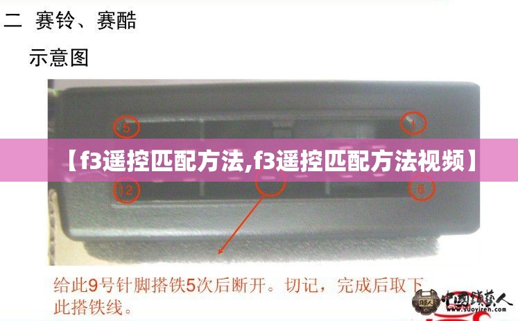 【f3遥控匹配方法,f3遥控匹配方法视频】