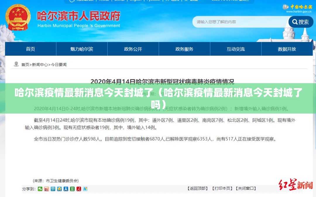 哈尔滨疫情最新消息今天封城了(哈尔滨疫情最新消息今天封城了吗) 哈尔滨疫情最新消息今天封城了(哈尔滨疫情最新消息今天封城了吗)