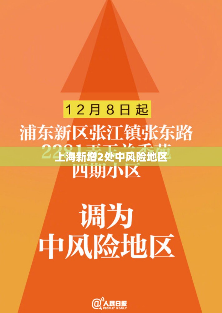 【上海新增2处中风险地区,上海新增2处中风险地区有哪些】