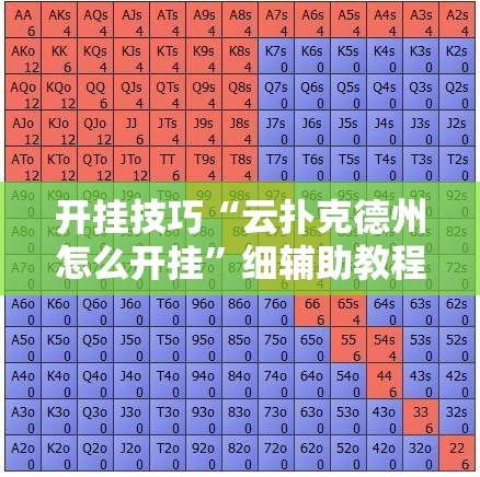 开挂技巧“云扑克德州怎么开挂	”细辅助教程分享