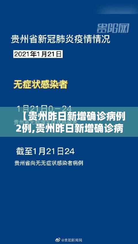 【贵州昨日新增确诊病例2例,贵州昨日新增确诊病例2例是哪里的】 【贵州昨日新增确诊病例2例,贵州昨日新增确诊病例2例是哪里的】