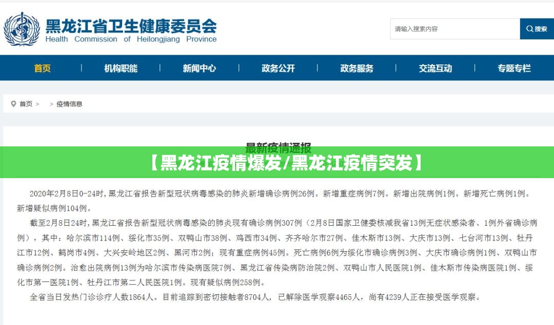 【黑龙江疫情爆发/黑龙江疫情突发】