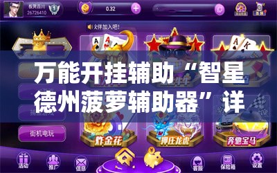 万能开挂辅助“智星德州菠萝辅助器”详细开挂教程