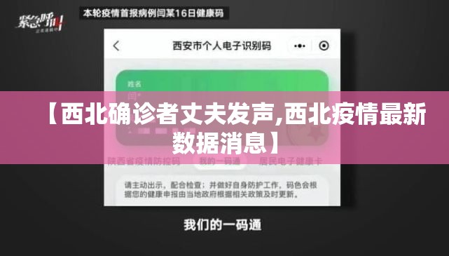 【西北确诊者丈夫发声,西北疫情最新数据消息】 【西北确诊者丈夫发声,西北疫情最新数据消息】