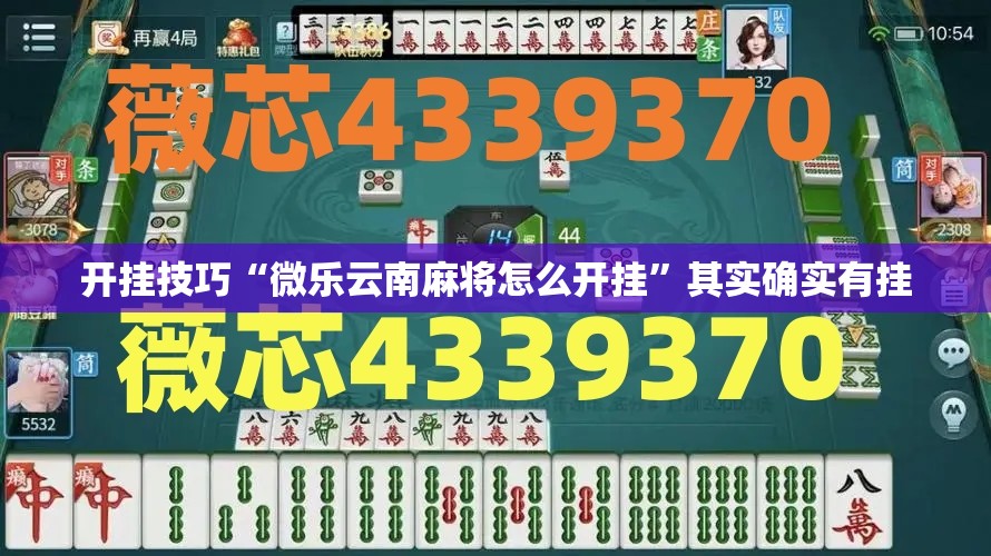 开挂技巧“微乐云南麻将怎么开挂”其实确实有挂