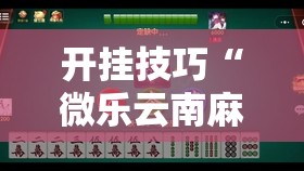 开挂技巧“微乐云南麻将怎么开挂	”其实确实有挂