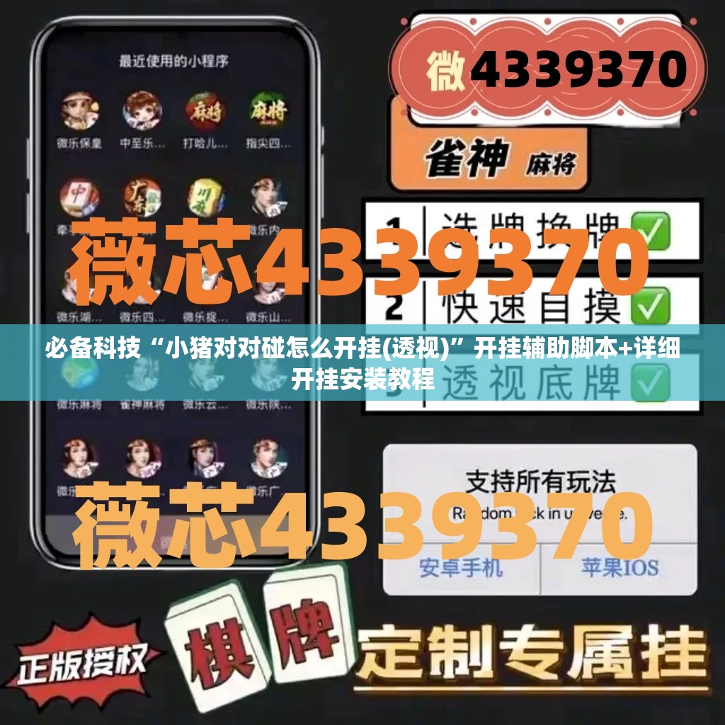 必备科技“小猪对对碰怎么开挂(透视)”开挂辅助脚本+详细开挂安装教程