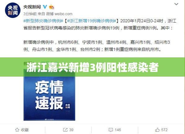 【浙江嘉兴新增3例阳性感染者/浙江嘉兴出现几例新型冠状病毒】 【浙江嘉兴新增3例阳性感染者/浙江嘉兴出现几例新型冠状病毒】