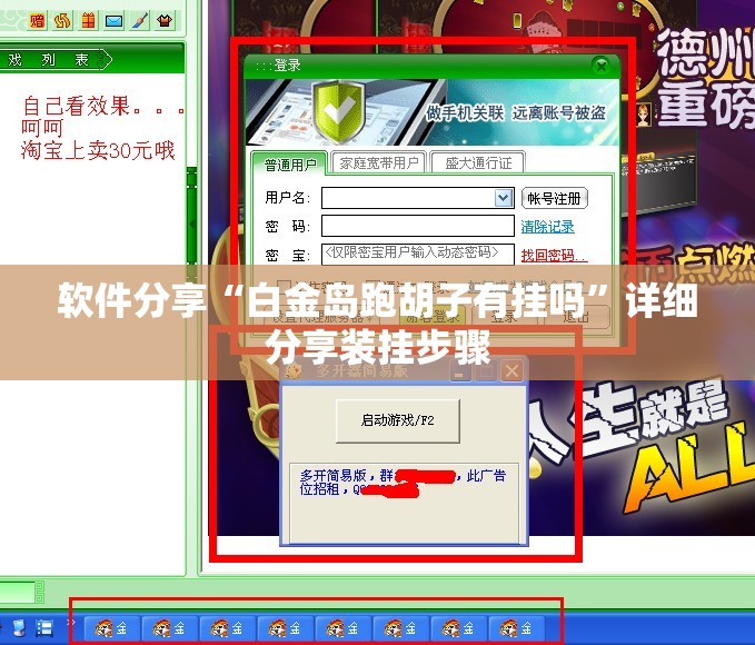 软件分享“白金岛跑胡子有挂吗”详细分享装挂步骤