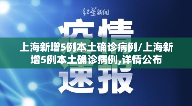 上海新增5例本土确诊病例/上海新增5例本土确诊病例,详情公布 上海新增5例本土确诊病例/上海新增5例本土确诊病例,详情公布
