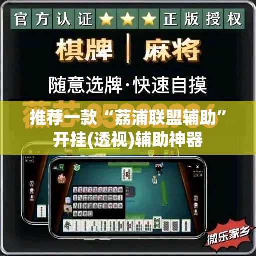推荐一款“荔浦联盟辅助”开挂(透视)辅助神器