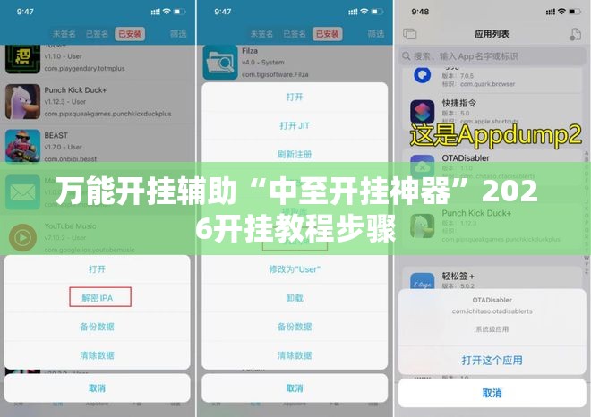 万能开挂辅助“中至开挂神器”2026开挂教程步骤