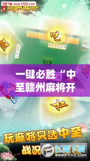 一键必胜“中至赣州麻将开挂教程方法	”开挂(透视)辅助教程