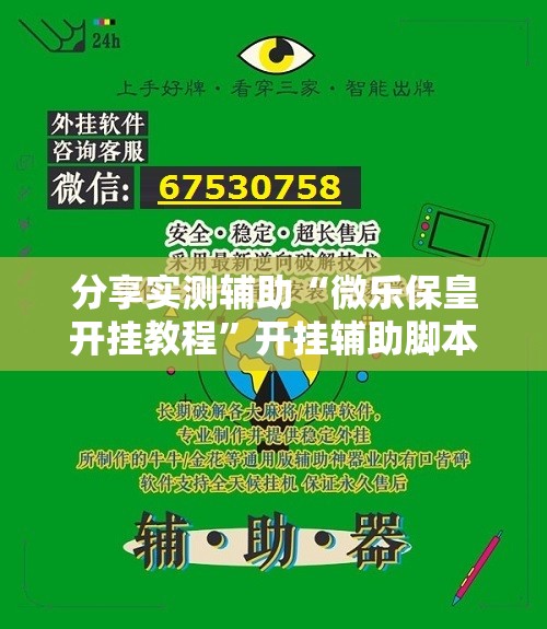 分享实测辅助“微乐保皇开挂教程	”开挂辅助脚本+详细开挂安装教程