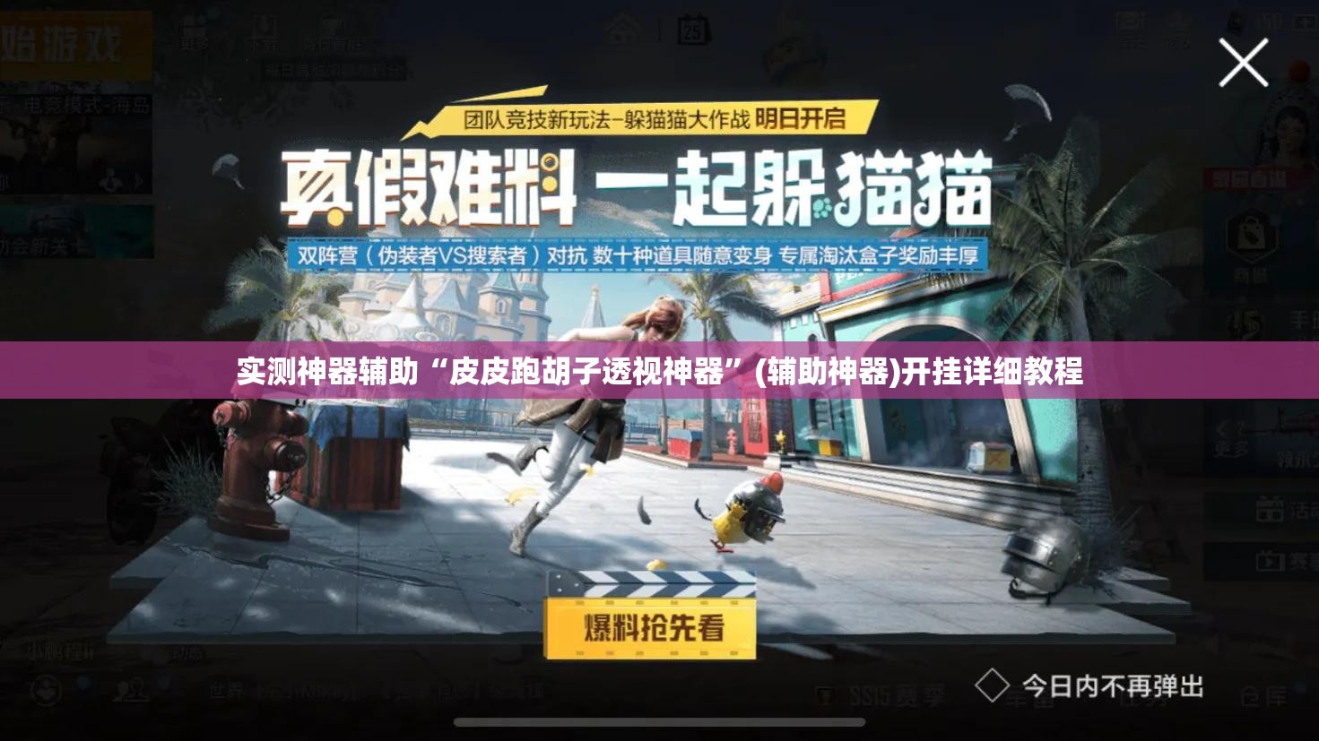 实测神器辅助“皮皮跑胡子透视神器”(辅助神器)开挂详细教程