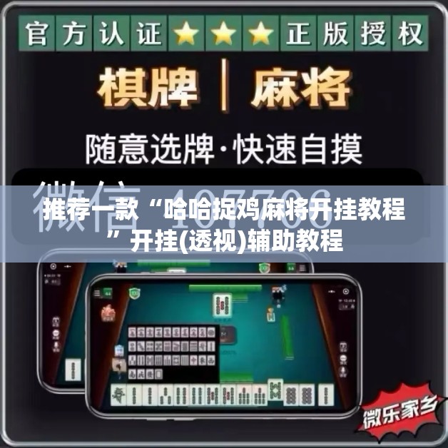 推荐一款“哈哈捉鸡麻将开挂教程”开挂(透视)辅助教程
