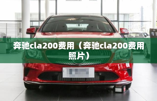 奔驰cla200费用（奔驰cla200费用照片）